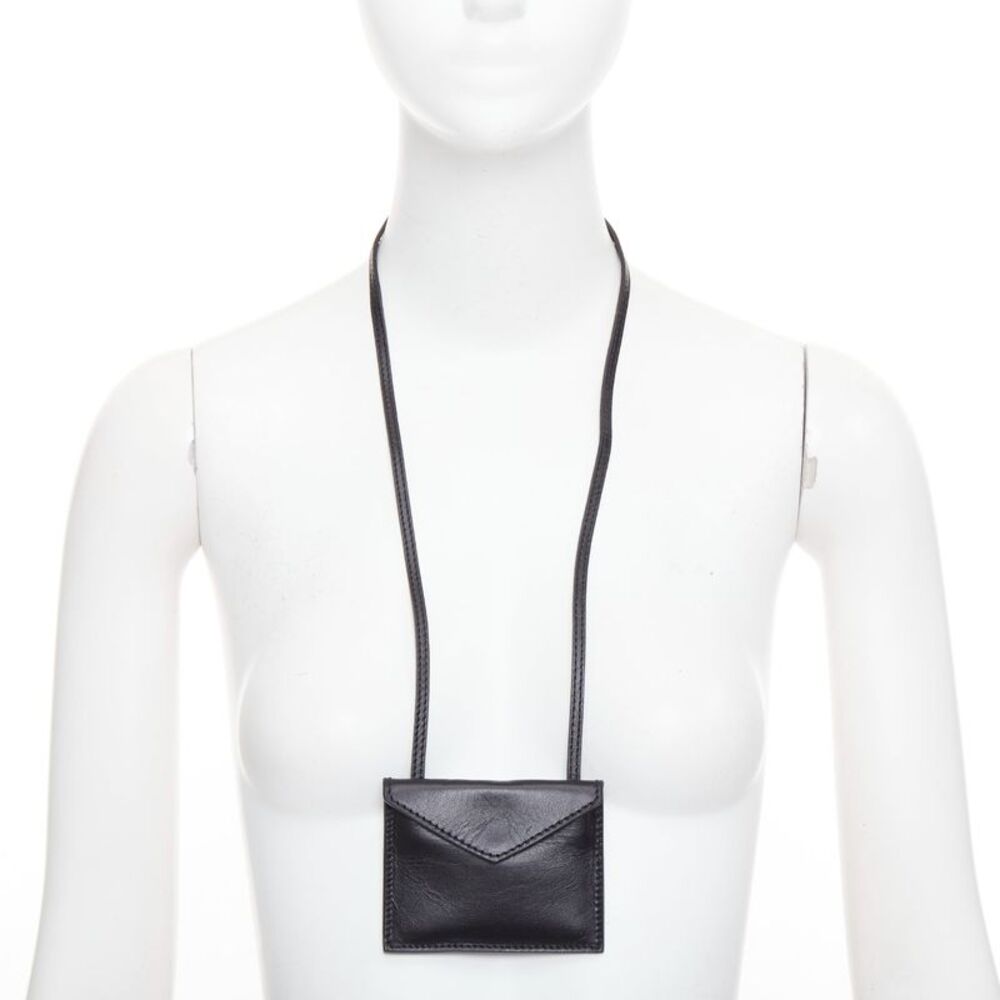 Giambattista Valli Leather Pouch Necklace
